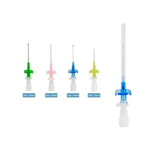 Catéter intravenoso con aleta