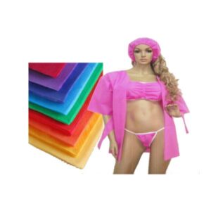 Kit bata de spa, top, panty, cintillo