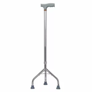 BASTÓN TRÍPODE CROMADO