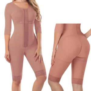 Faja A la rodilla con mangas y copa prehormada