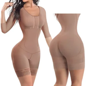 Short silueta reloj de arena con  mangas